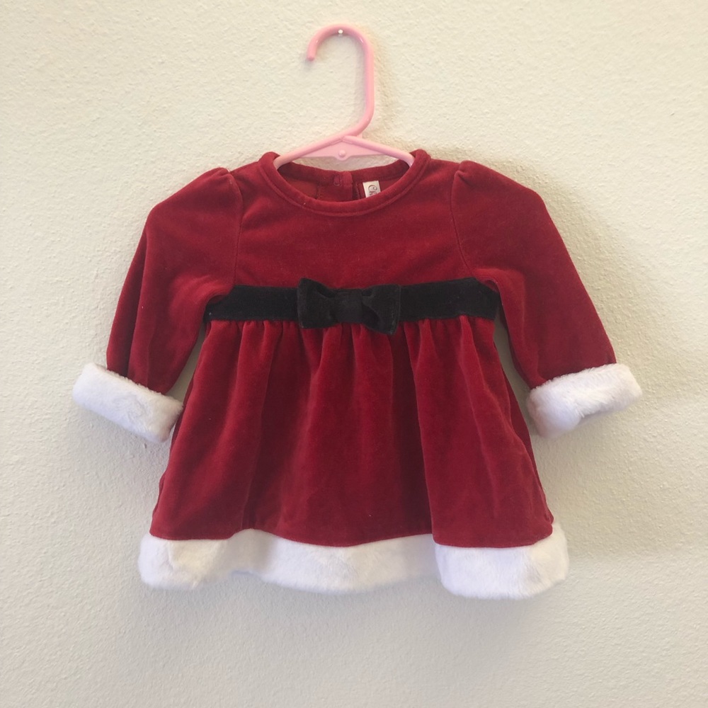 Christmas baby girl dress